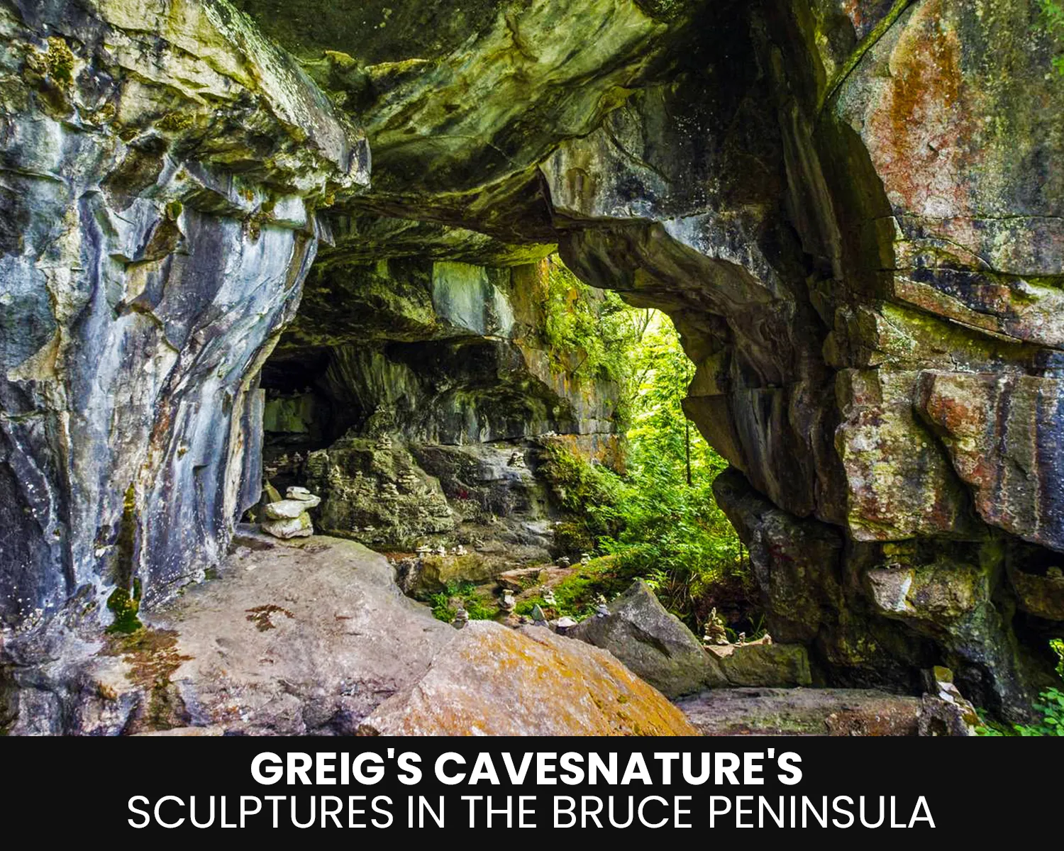 Greig's Caves: Nature's Sculptures in the Bruce Peninsula